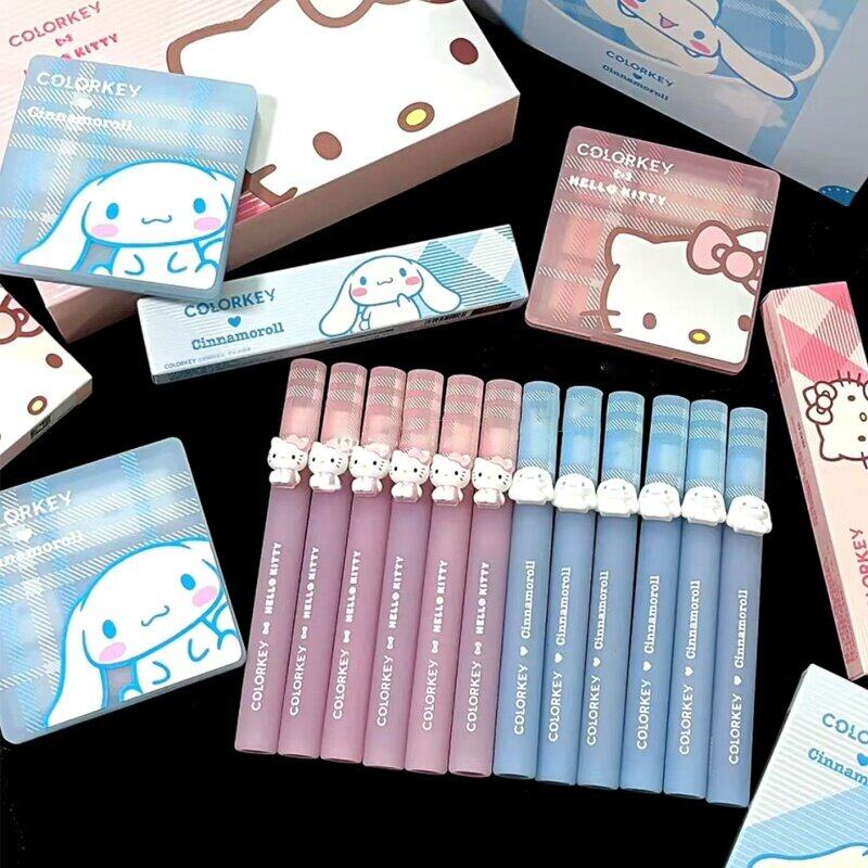 Colorkey Hello Kitty X Cinnamoroll / Airy Velvet Lip Lacquer and Airy