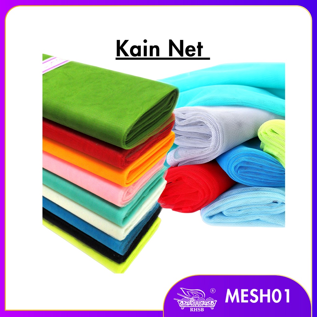 [HARGA BORONG] 30YARDS KAIN NET LEMBUT / NET HALUS / NETTING TEXTILE