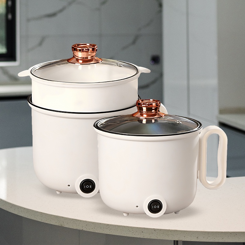 1.5L Multifunctional Electric Mini Hot Pot Non Stick Coating Steamer ...