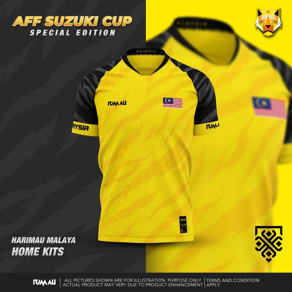 JERSEY HARIMAU MALAYA HOME KITS ( AFC EDITION ) | Shopee Malaysia