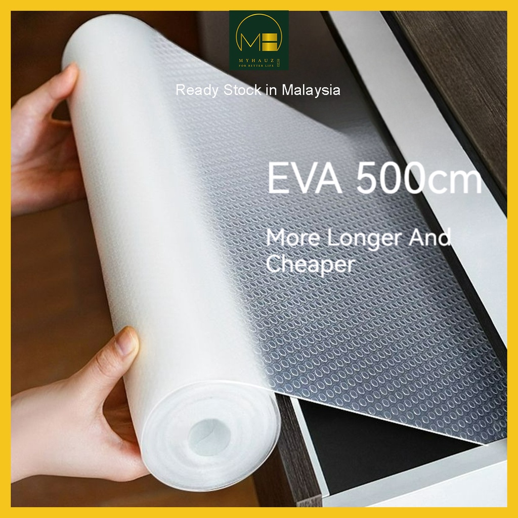 500cm Cabinet Mat EVA Material Drawer Liner Waterproof Drawer Mat 橱柜防潮垫 ...