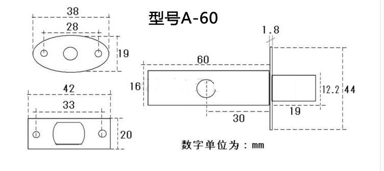 Stainless steel Invisible lock Copper core Hardware Pipe Tube Well ...