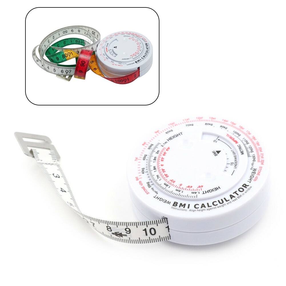 Automatic Telescopic Tape Measure(60in/150cm), Measuring Tape for Body,Self-Tightening  Body Measuring Tape,Retractable Tape Measure for Fitness, Weight Loss,  Tailor, Sewing, Handcrafts (4 PCS) black+white