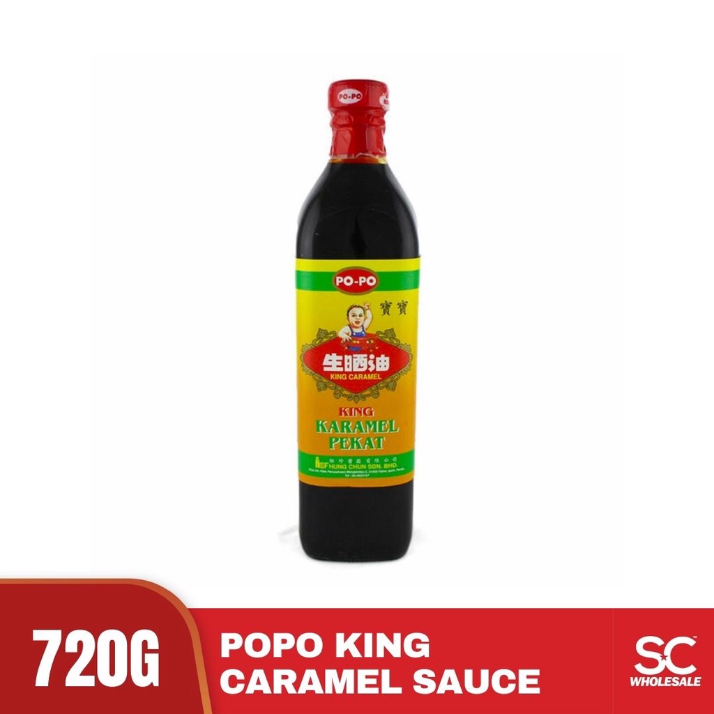 Popo Caramel Sauce King Kicap Karamel Pekat 720ml Shopee Malaysia
