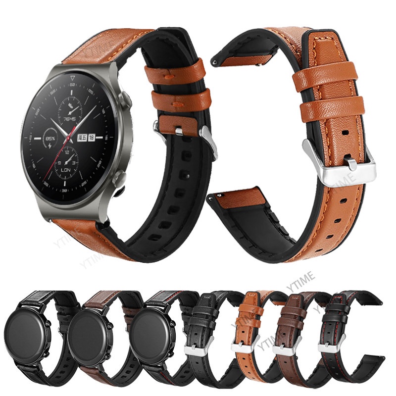 22 Silicone Leather Bracelet For Huawei Watch GT 4 GT4 46mm Strap For ...