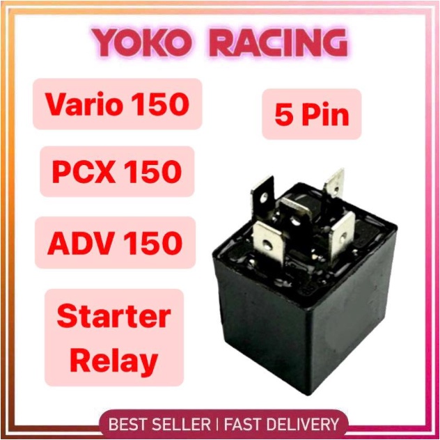 5 Pin Starter Power Relay Startor Relay Stater Stator Relay Assy Honda
