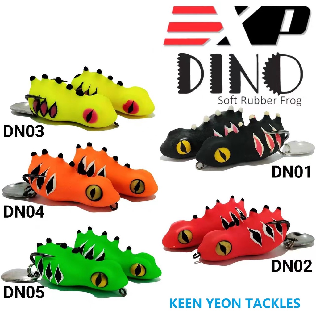 EXP SOFT FROG DINO 38mm (L - DN) | Shopee Malaysia