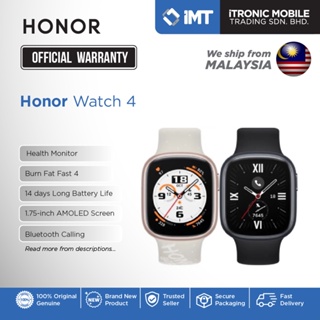 Honor Watch 4 1.75'' AMOLED Bluetoorh SmartWatch Health Heart Rate Monitor  eSIM