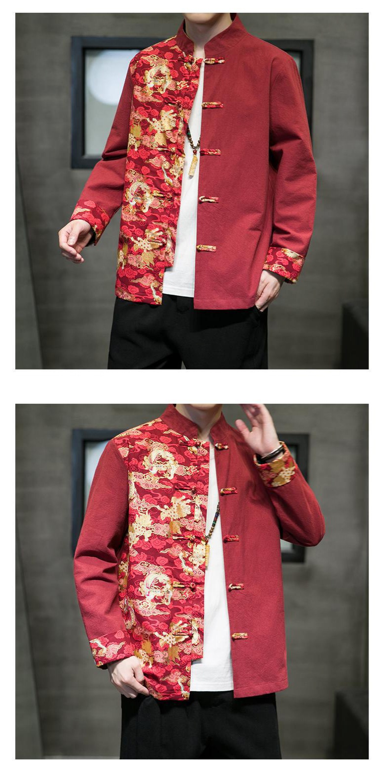 唐裝男 漢服 男 cheongsam shirt men baju cina lelaki tang suit hanfumen samfu ...