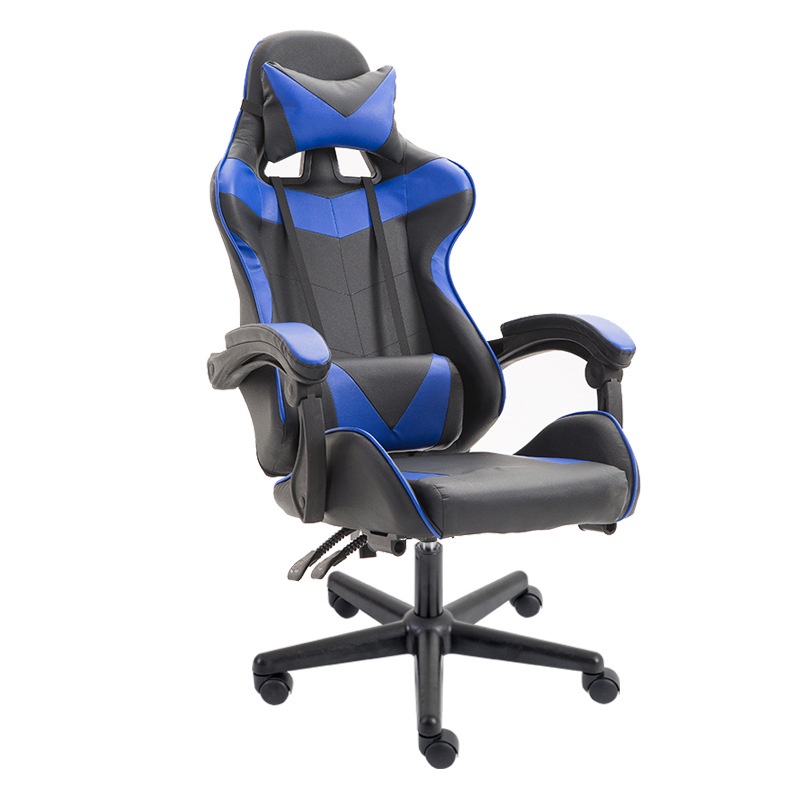 Gaming Chair Racing Chair with Ergonomic Backrest & Height Adjustment ...