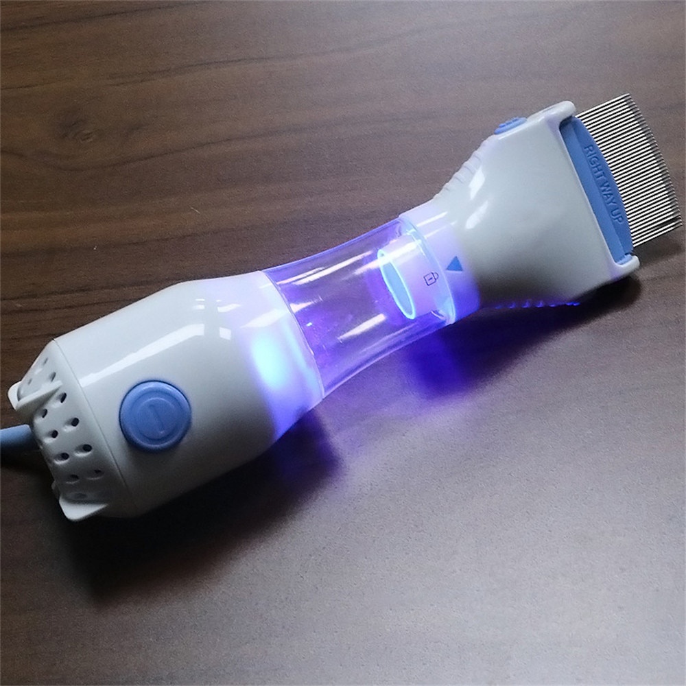 thumbnail image 2 of 2-Pack Electric Flea Comb For Dogs & Cats - Battery Powered Anti-Flea Pet Brush 2 of 2