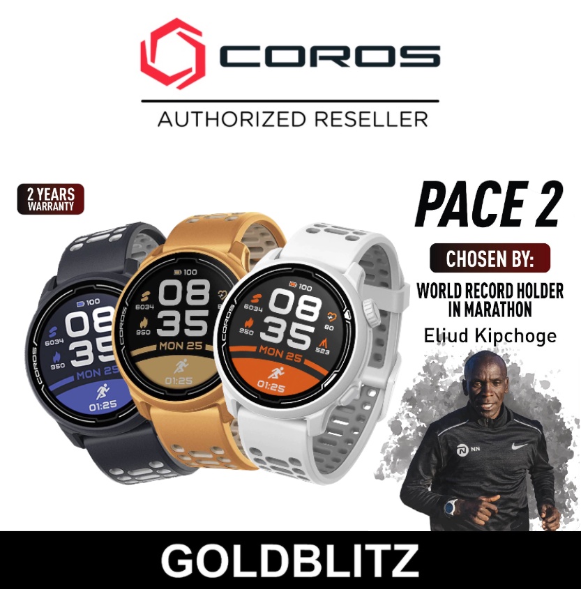 COROS PACE 2 Premium GPS Sport Watch 20 hour Full GPS Mode Eliuq