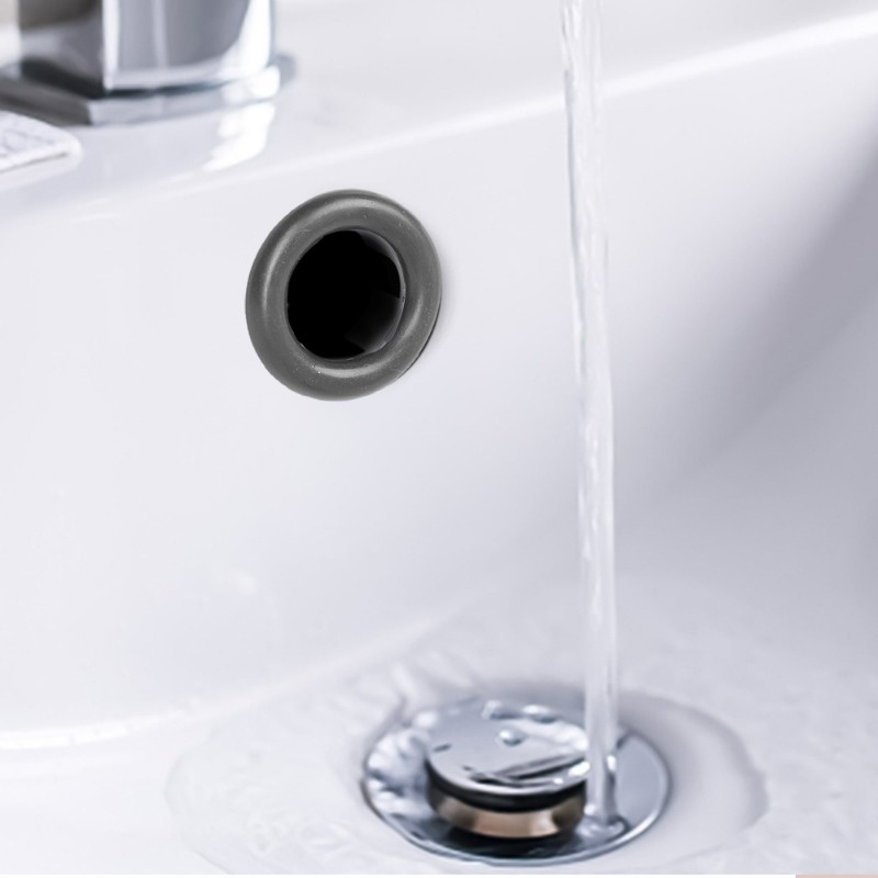 22-24mm Universal Plastic Faucet Sink Hole Overflow Cover/ Kitchen ...