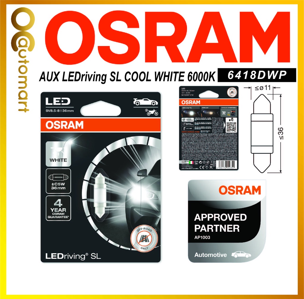 LEDriving SL C5W  OSRAM Automotive