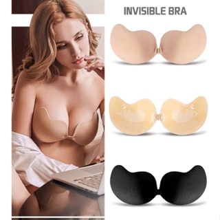 ReadyStock】🔥芒果升级透气款胸贴⬆️Mango Nubra Visible Black Nubra Invisible bra  Strapless Nubra Seamless Nipple Cover Push Up Bra