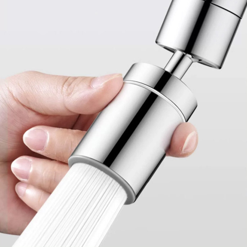 New 360° Universal Rotation Faucet Extender Dual Mode Sprayer Head ...
