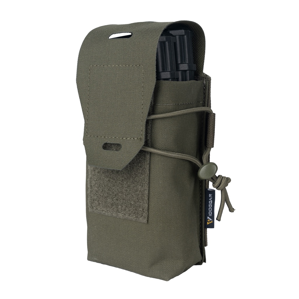 IDOGEAR Tactical LSR 9mm 556 Mag Pouch Triple Mag Carrier MOLLE Hunting