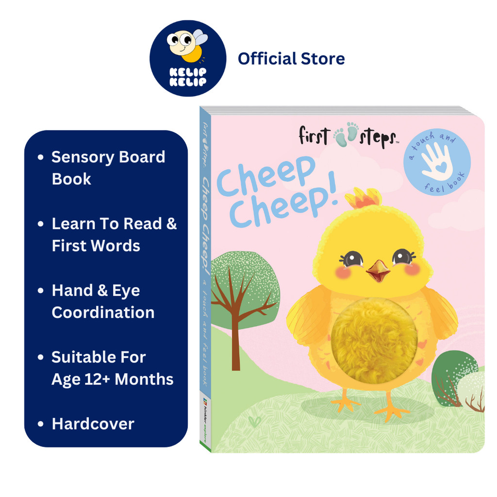 Cheep Cheep Baby Animals Sensory Touch & Feel Board Book For Toddlers ...