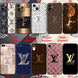 INTERWEY Back Cover for Vivo Y12s LOUIS VUITTON, BRAND LOGO, LV