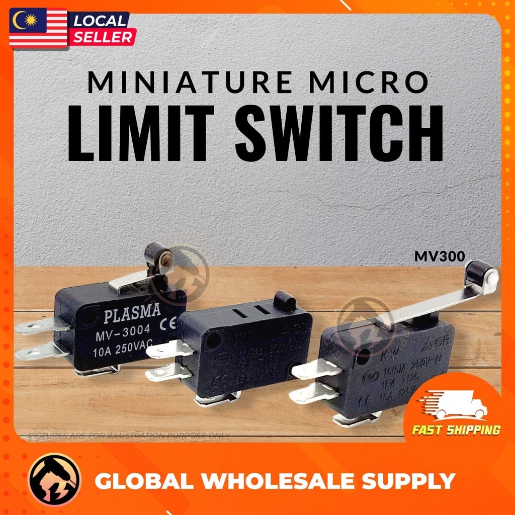 MV300 Limit Switch Miniature Micro Short Straight Lever Type Micro ...