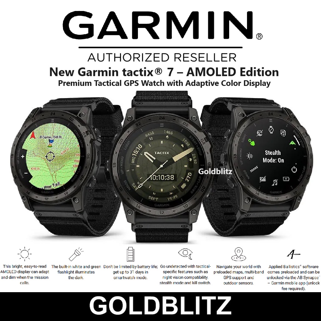 Garmin tactix® 7 – AMOLED Edition