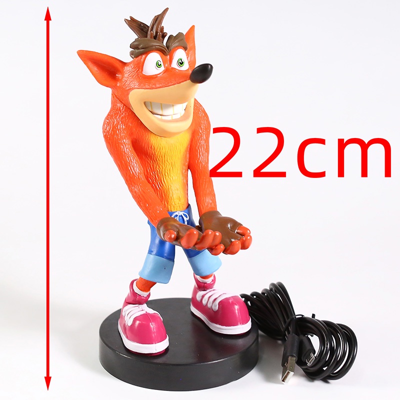 Crash Bandicoot Phone & Controller Holder Model PVC Figure NECA Game