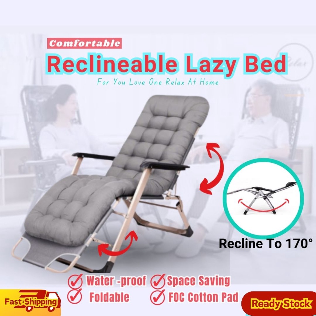 (READY STOCK)WONGNGAI 3V Foldable Adjustable Relax Lazy Home Garden Traveling Fishing Leisure ...