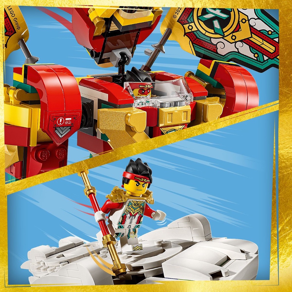 LEGO 80051 Monkie Kid Monkie Kid's Mini Mech Building Toy Set (556 ...