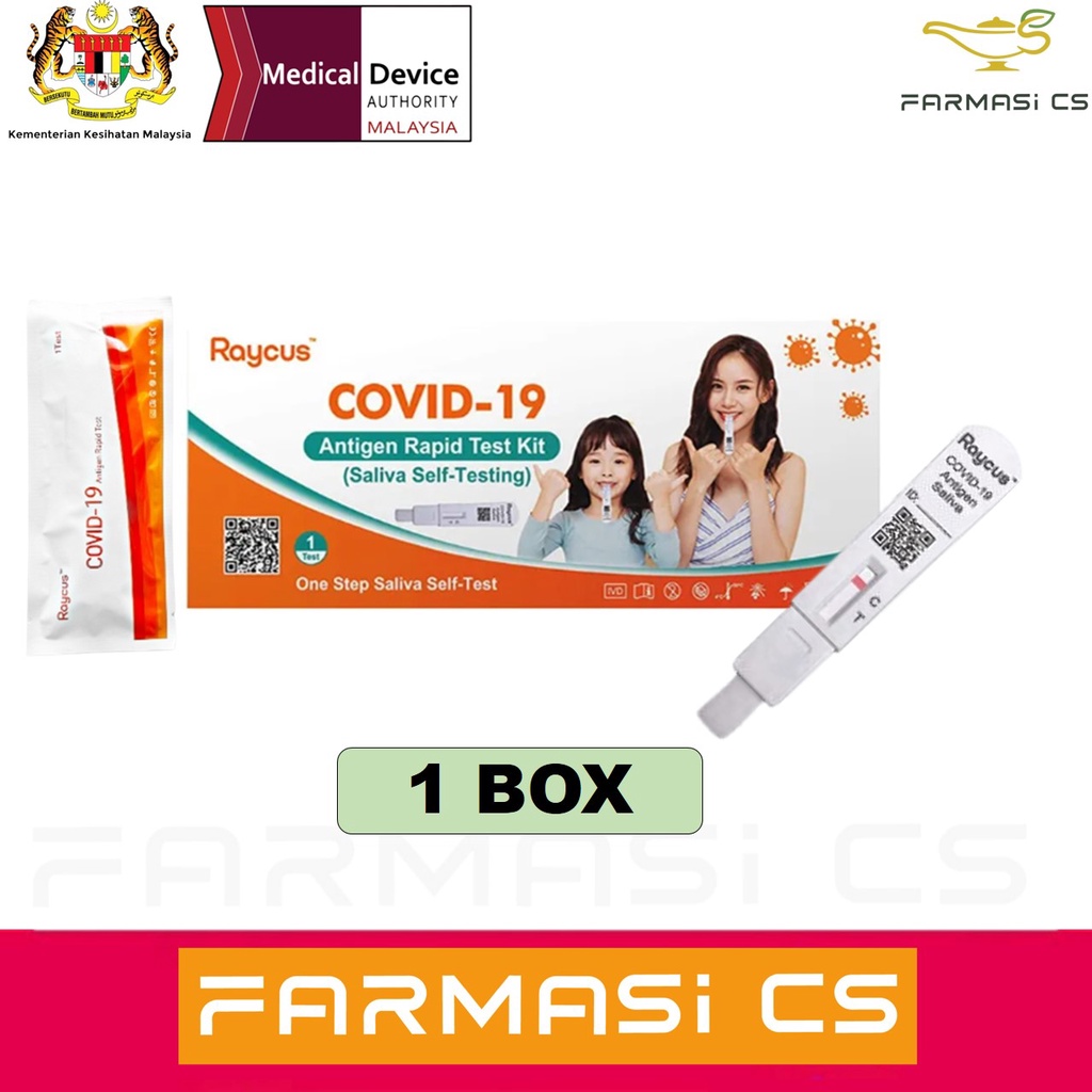 Rapid Antigen Covid19 Test Kit 1 Box (Home use self kits RTKAg RTK Ag