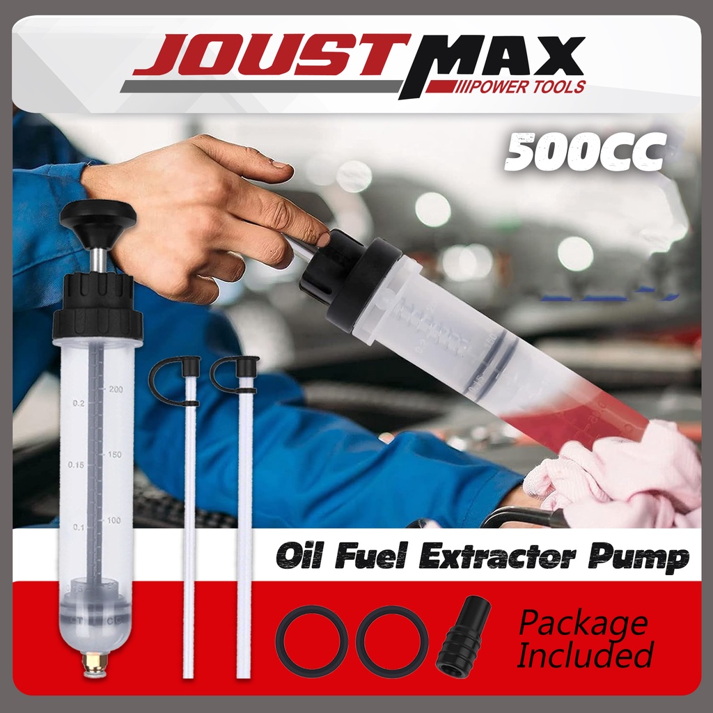 500cc Fuel Oil Extractor Manual Suction Pump Universal Extraction Car