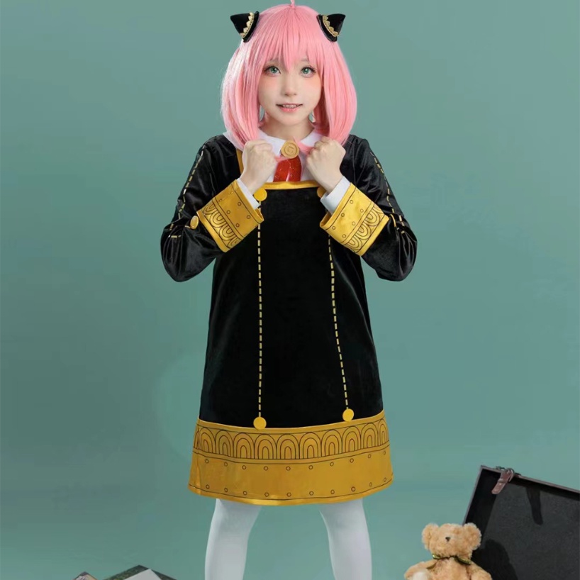 【READY STOCK】Anya Forger Cosplay Costume Full Set JP Anime Spy X Family ...