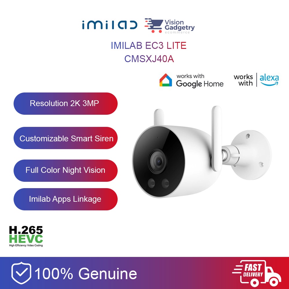 Global] Imilab EC3 Lite PTZ Outdoor CCTV WaterProof IP66 IP Camera
