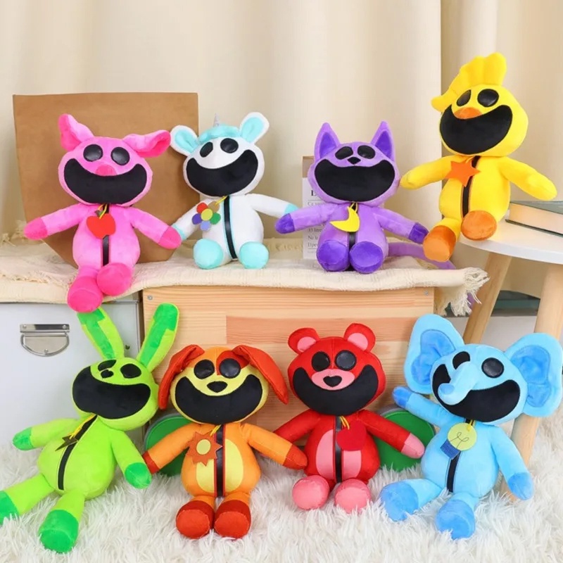 30cm Smiling Critters Plush Doll Cartoon Game Catnap dogday pickypiggy ...