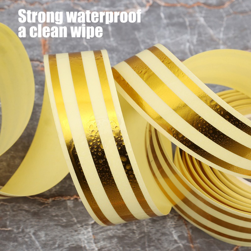 1 Roll 5M Ceramic Tile Gap Stickers / Mildewproof Waterproof Floor ...