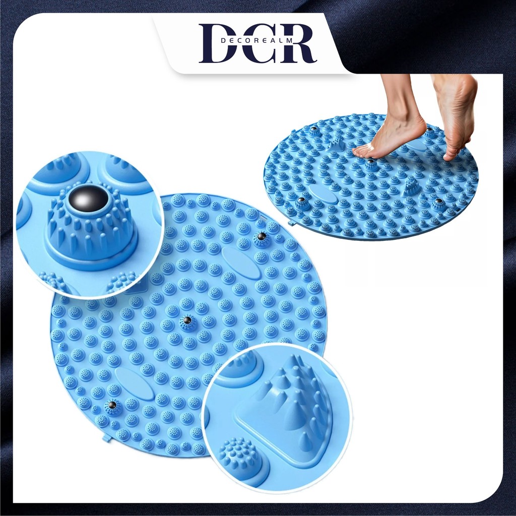 DCR 45cm Acupressure Mat Reflexology Foot Massager for Relieve Plantar ...