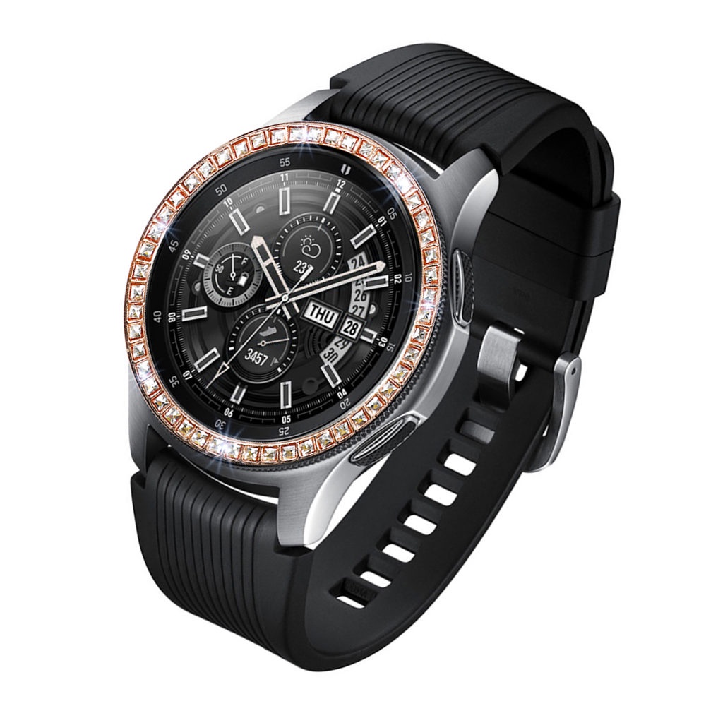 Diamond Ring for Samsung Galaxy Watch 4 Classic Screen Bezel Cover Case ...