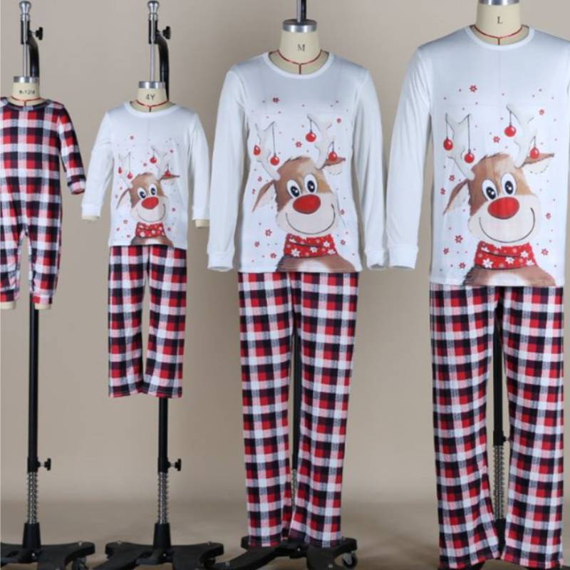 Pajamas Cozy Christmas For The Whole Family Long Sleeve Wear Cotton ...