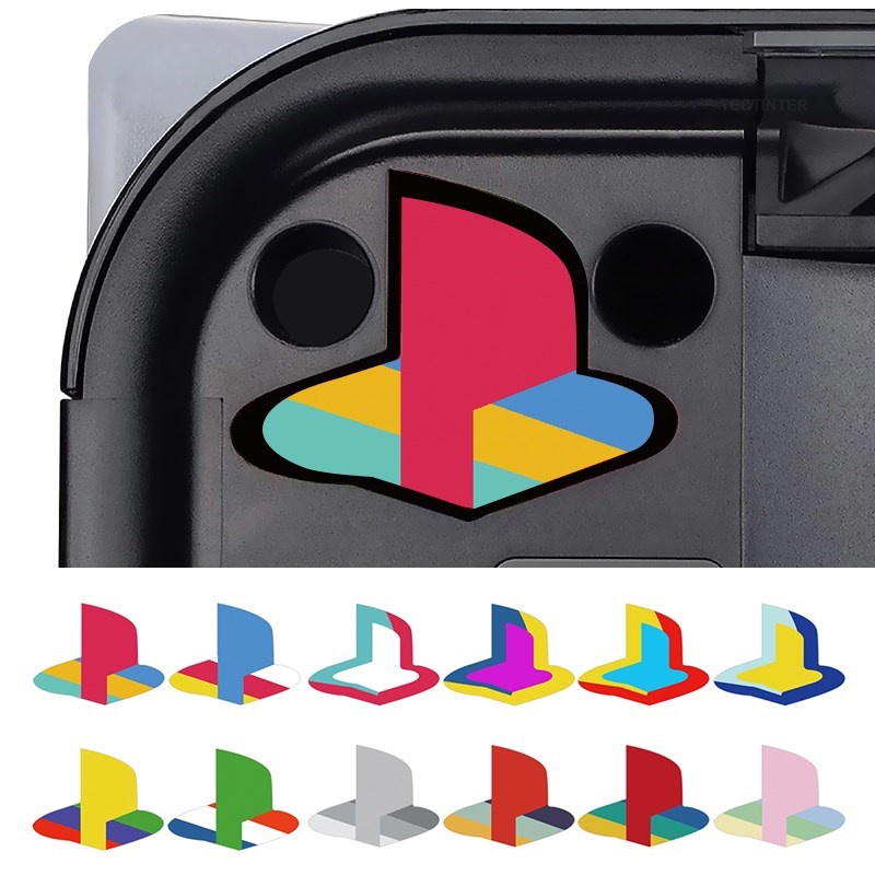 12PCS Logo Skin Sticker For PS5 Console Custom Vinyl Decal Underlay ...