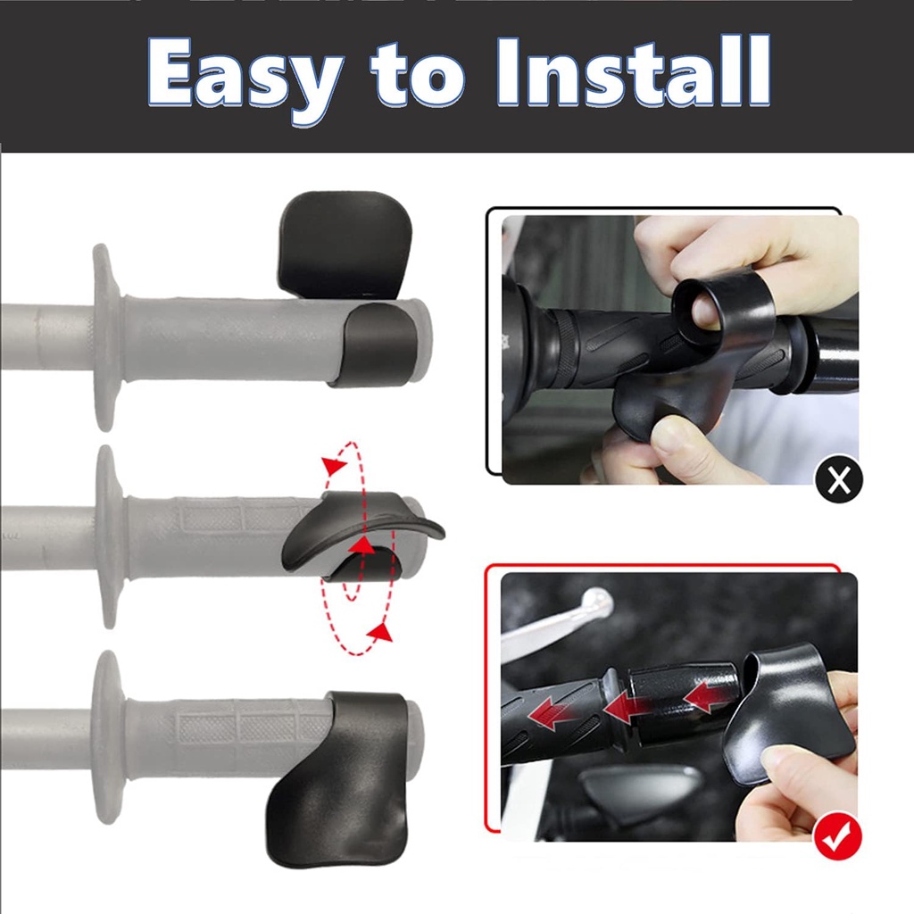 1pcs Motorcycle Cruise Assist Hand Rest Throttle Accelerator Control ...