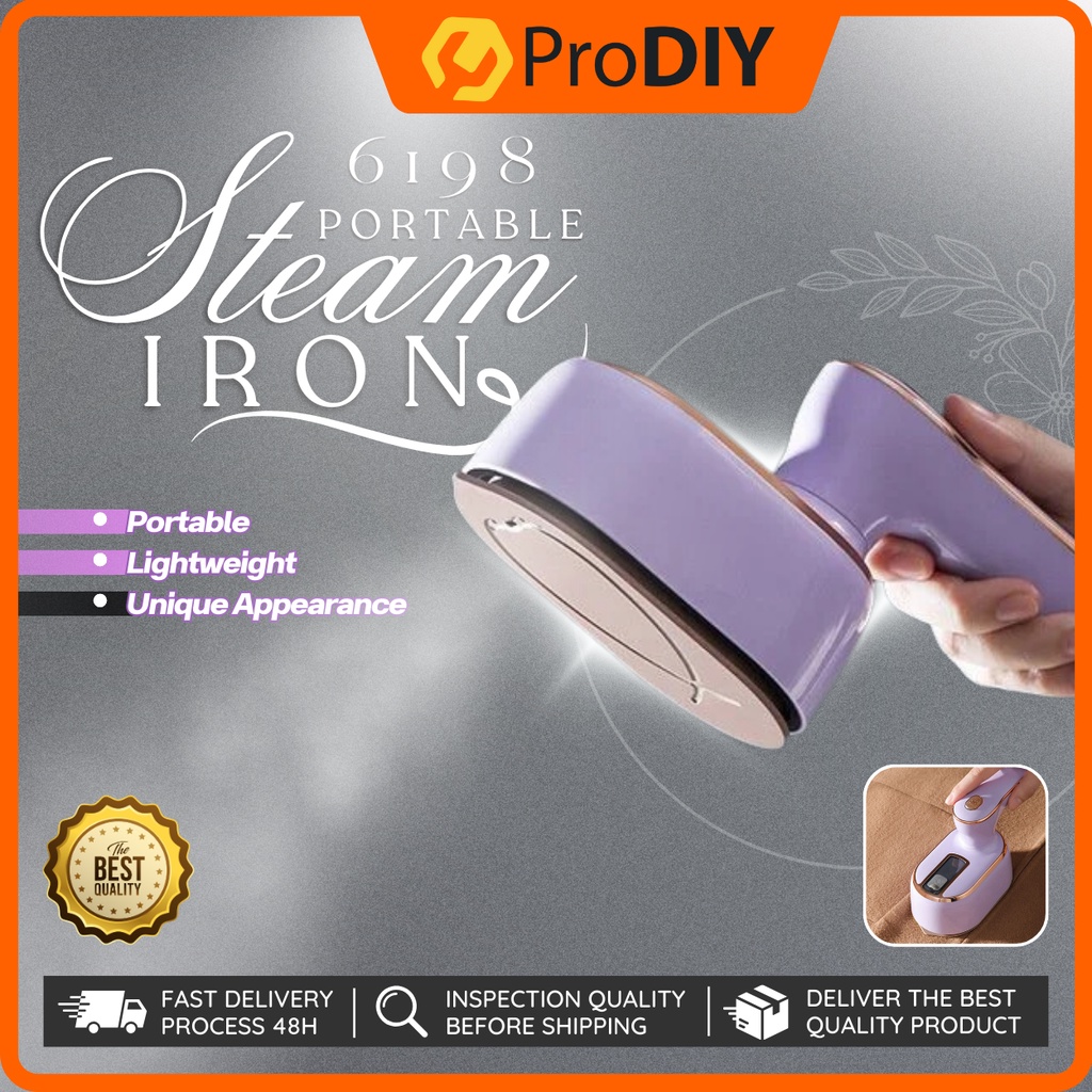 Portable Mini Steam Iron Travel Iron Cloth Baju Seterika Baju Mini Wap Wet And Dry Ironing