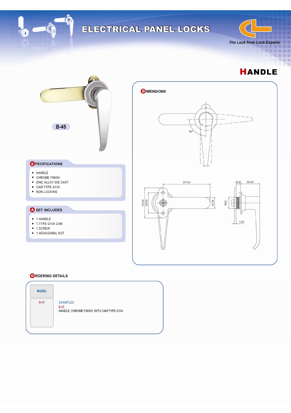 CL Cyber Lock B-45-03-G104-16 Electrical Panel Lock | Shopee Malaysia
