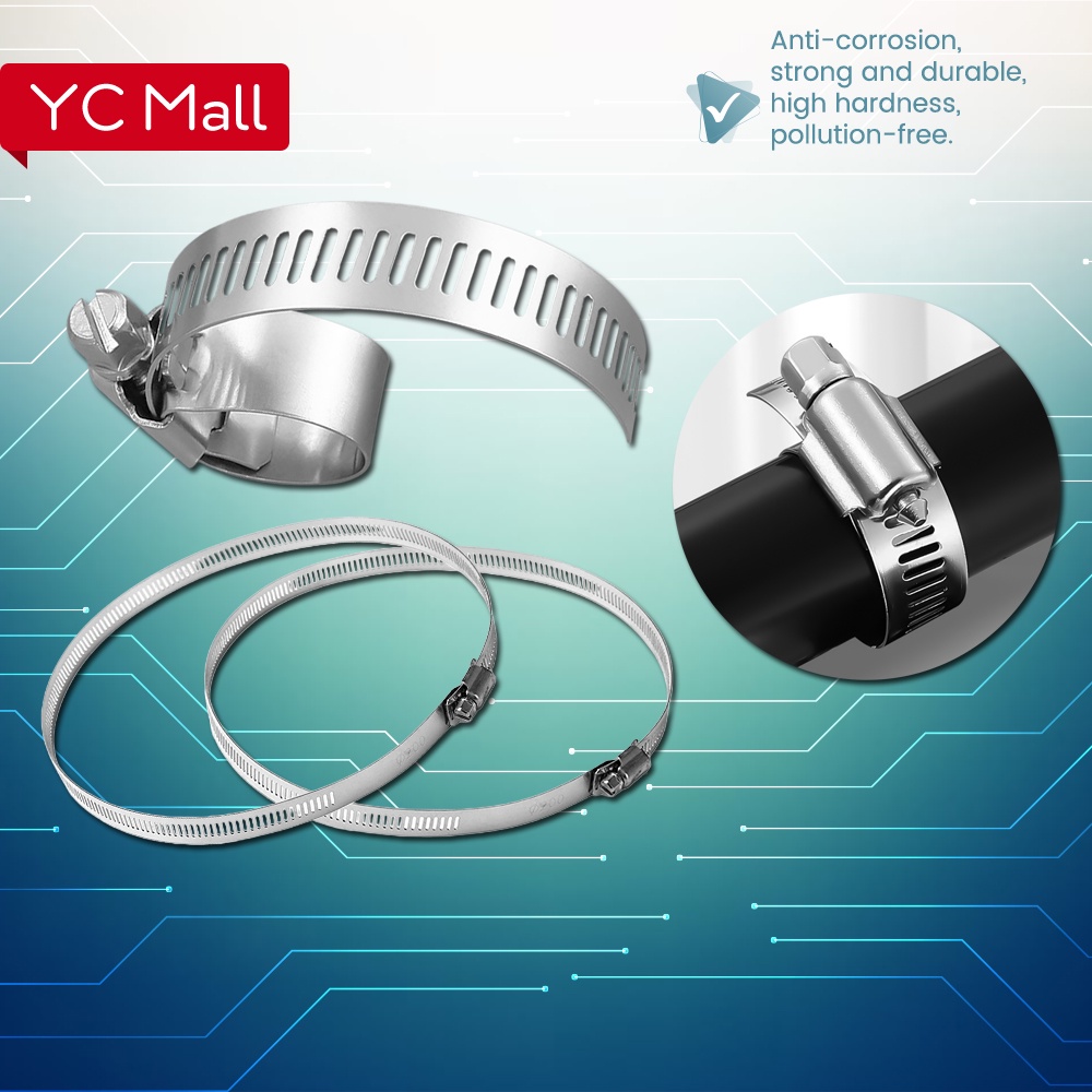 Stainless Steel Adjustable 4-20CM Hose Clips & Clamps Clip For FTTH ...