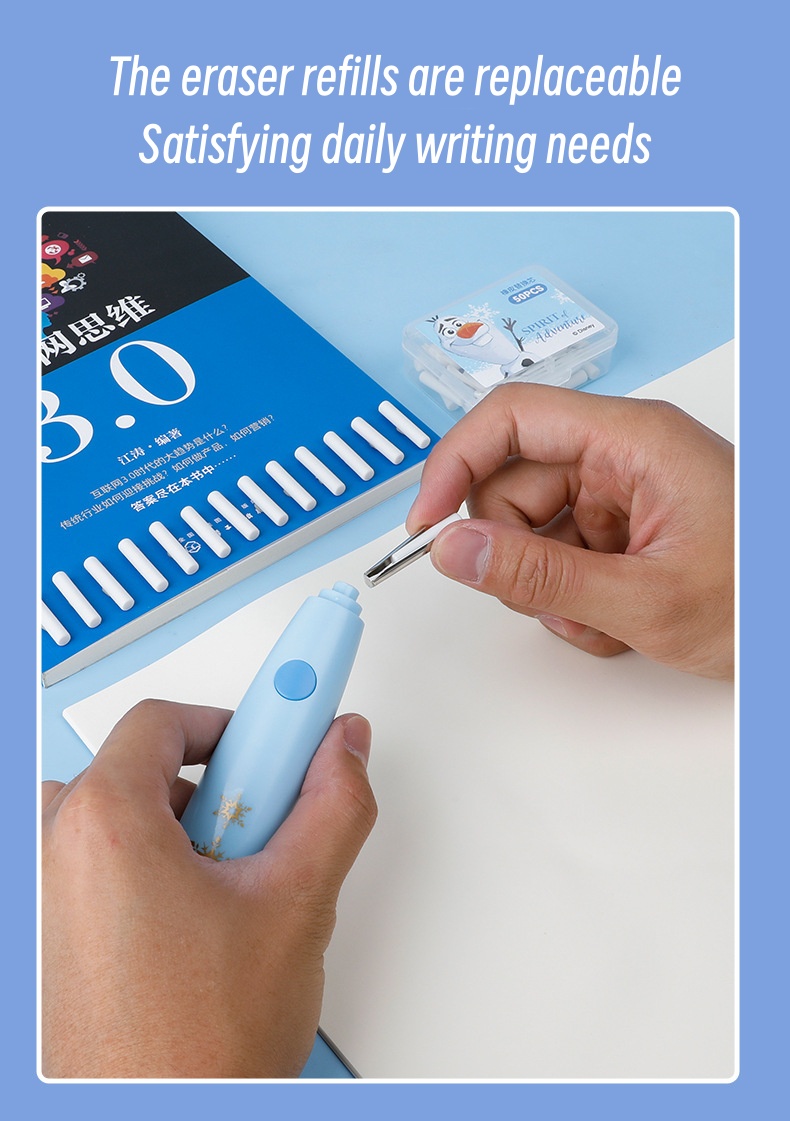 10pcs/7pcs Electric Pencil Sharpener Electronic Stationery Set Erasers Mechanical Kit Student Set Box Gifts I3812285922 - View #7