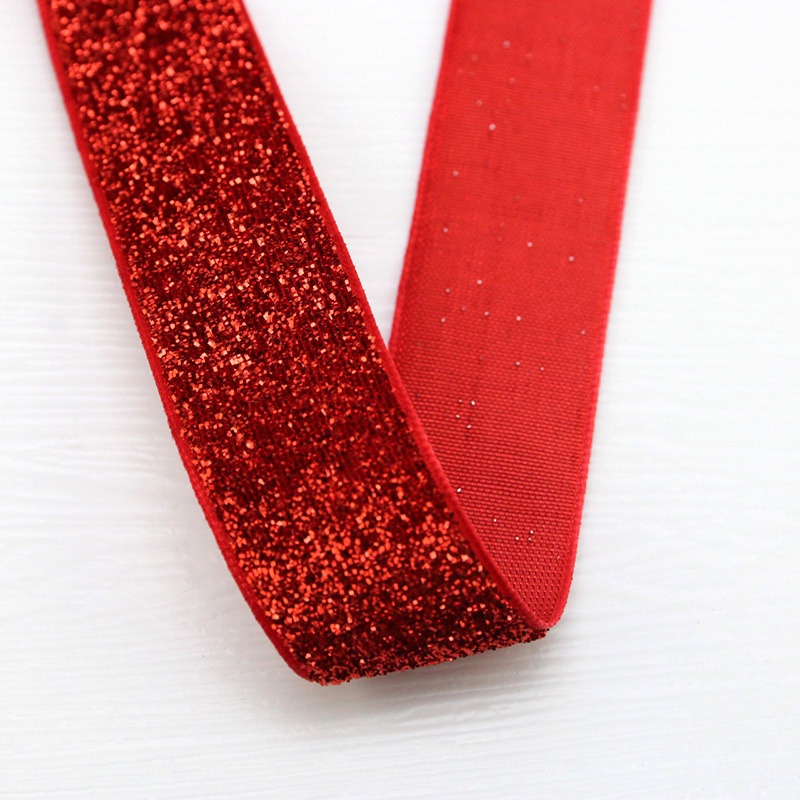 (10m/roll) width 25mm sequin powder ribbon for high-end gift box ...
