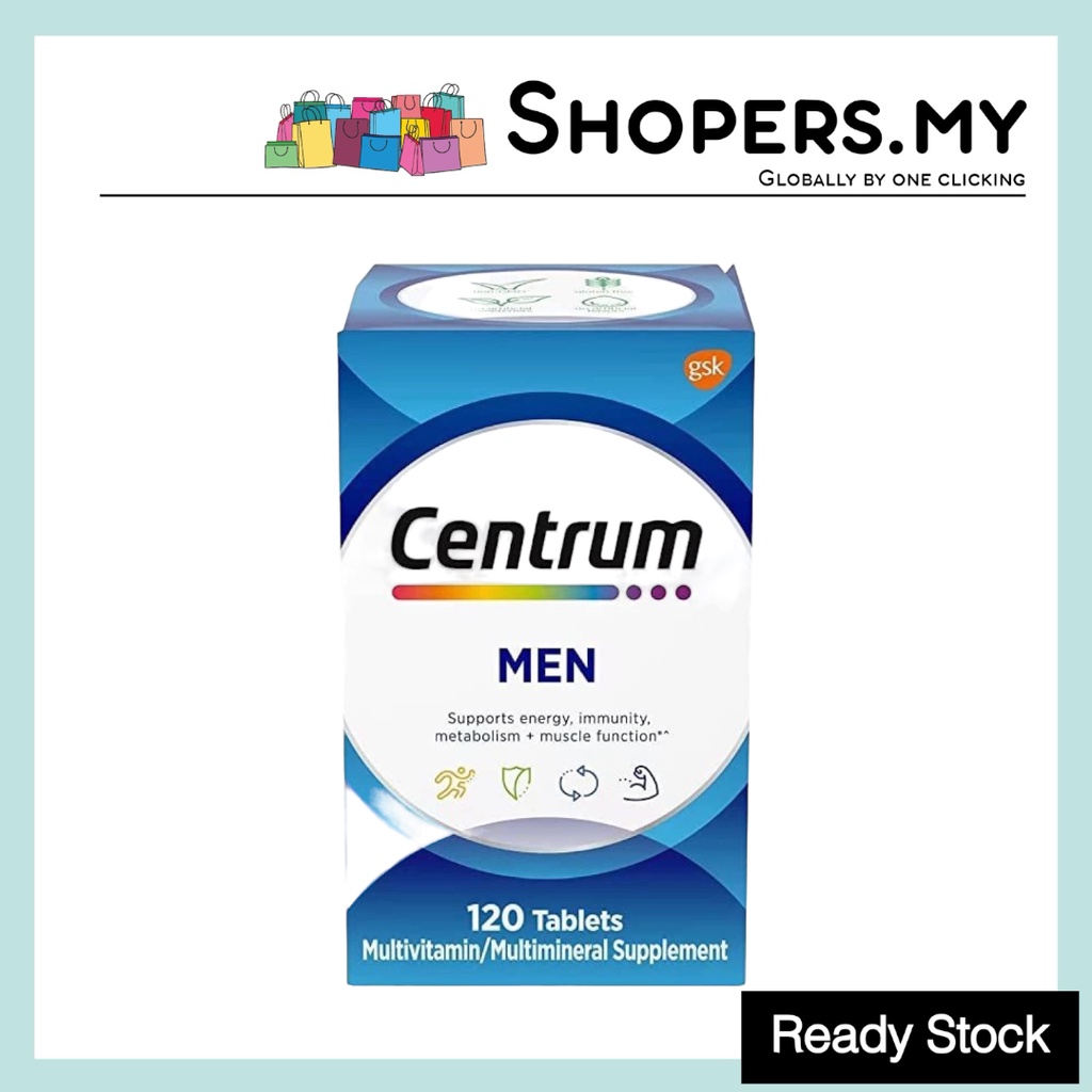 Centrum Multivitamin / Multimineral for Men (120 Tablets) | Shopee Malaysia