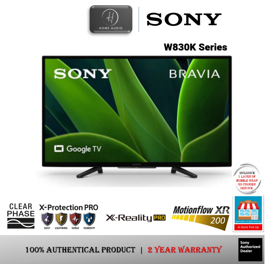 Sony Smart TV 32 Inch (HD Ready) HDR (Google TV) KD32W830K / KD