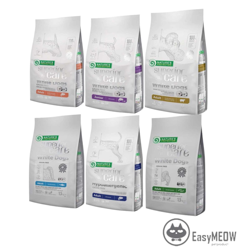 NATURE'S PROTECTION 1.5KG/2KG HYPOALLERGENIC, LAMB ADULT, SALMON