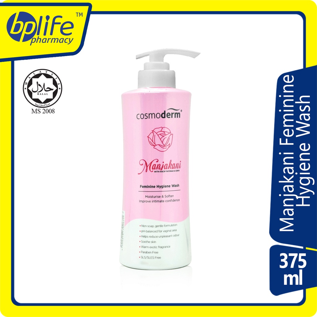 Cosmoderm Manjakani Feminine Hygiene Wash 375ml | Shopee Malaysia