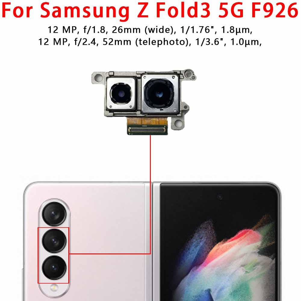 Original Rear Back Camera For Samsung Galaxy Z Fold Fold2 Fold3 Fold4 ...