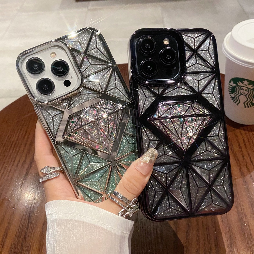 Luxury Gradient Diamond Phone Case for IPhone 11 12 13 14 15 Pro Max ...